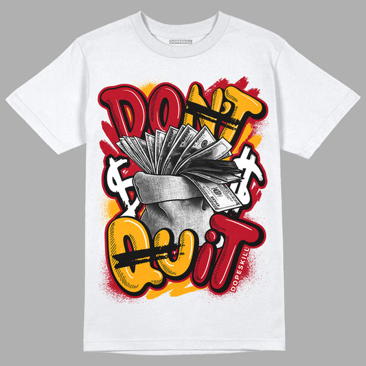 Cardinal 7s DopeSkill T-Shirt Don't Quit Graphic - White 