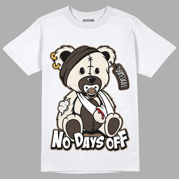 Jordan 1 Low OG “Reverse Mocha” DopeSkill T-Shirt Hurt Bear Graphic - White