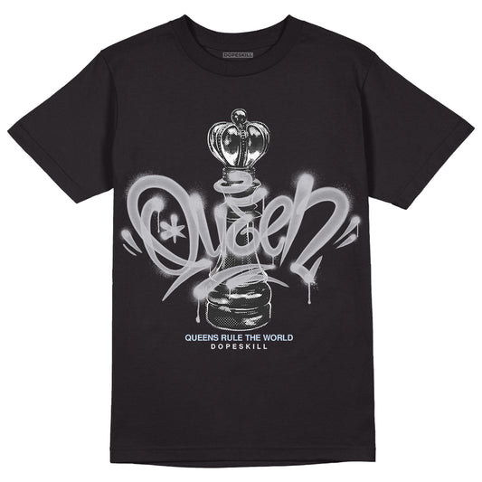 Jordan 11 Retro Low Cement Grey DopeSkill T-Shirt Queen Chess Graphic Streetwear - Black