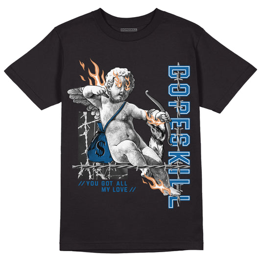 Jordan 3 Retro Wizards DopeSkill T-Shirt You Got All My Love Graphic Streetwear - Black