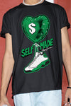 AJ 13 Lucky Green DopeSkill T-Shirt Self Made Graphic