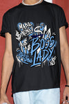 AJ 6 University Blue DopeSkill T-Shirt Boss Lady Graphic