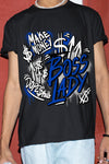 AJ 5 Racer Blue DopeSkill T-Shirt Boss Lady Graphic