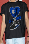 AJ 5 Racer Blue DopeSkill T-Shirt Self Made Graphic