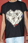 AJ 4 Sail Canvas DopeSkill T-Shirt Heart AJ 1 Graphic