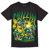 Dunk Low Reverse Brazil DopeSkill T-Shirt Chillin Graphic - Black