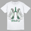 Jordan 3 WMNS “Lucky Green” DopeSkill T-Shirt Breathe Graphic Streetwear - White 