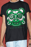 AJ 13 Lucky Green DopeSkill T-Shirt Robo Bear Graphic