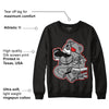 AJ 9 Particle Grey DopeSkill Sweatshirt Bear Steals Sneaker Graphic