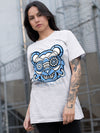 AJ 6 University Blue DopeSkill T-Shirt Robo Bear Graphic