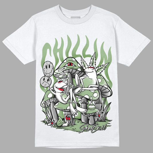 Jordan 4 Retro “Seafoam” DopeSkill T-Shirt Chillin Graphic Streetwear - White 