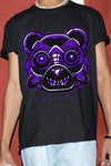 AJ 13 Court Purple DopeSkill T-Shirt Robo Bear Graphic