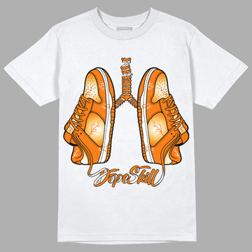 Wmns Dunk Low 'Magma Orange DopeSkill T-Shirt Breathe Graphic Streetwear - White