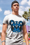 AJ 1 Dark Marina Blue DopeSkill T-Shirt SNK Bear Graphic