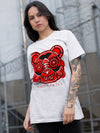 AJ 9 Chile Red DopeSkill T-Shirt Robo Bear Graphic