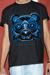 AJ 1 Dark Marina Blue DopeSkill T-Shirt Robo Bear Graphic