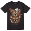 Jordan 3 “Desert Elephant” DopeSkill T-Shirt New Double Bear Graphic - Black