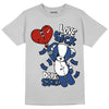 AJ 13 French Blue DopeSkill Light Steel Grey T-shirt Love Sick Graphic