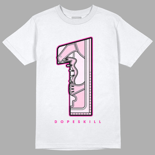 Triple Pink Dunk Low DopeSkill T-Shirt No.1 Graphic - White 