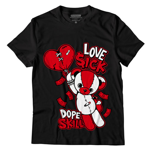 Jordan 1 Heritage DopeSkill T-Shirt Love Sick Graphic - Black