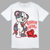 Jordan 3 Retro White Cement Reimagined DopeSkill T-Shirt Broken Heart Graphic Streetwear - White