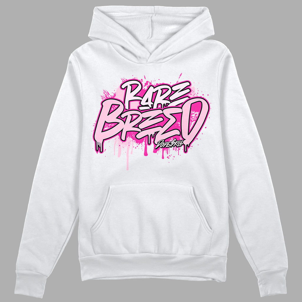 Triple Pink Dunk Low DopeSkill Hoodie Sweatshirt Rare Breed Graphic - White 