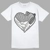 Jordan 12 Stealth DopeSkill T-Shirt Heart Jordan 12 Graphic - White 