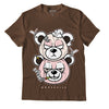 Jordan 3 Neapolitan DopeSkill Dark Mocha T-shirt New Double Bear Graphic