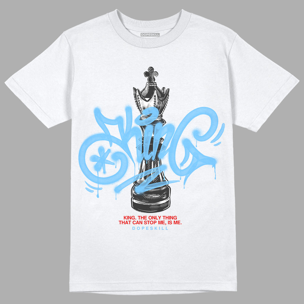 Travis Scott x  Jordan 4 Retro 'Cactus Jack' DopeSkill T-Shirt King Chess Graphic Streetwear - White