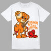 Wmns Dunk Low 'Magma Orange DopeSkill T-Shirt Broken Heart Graphic Streetwear - White