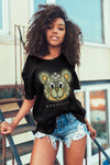 AJ 5 Jade Horizon DopeSkill T-Shirt SNK Bear Graphic