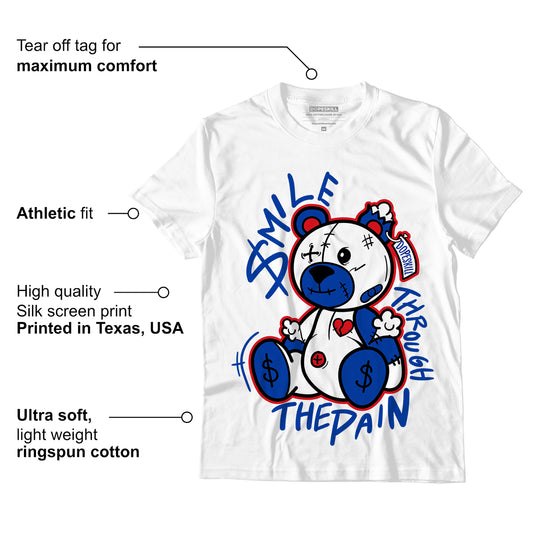 Question Mid Blue Toe DopeSkill T-Shirt BEAN Graphic