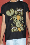 AJ 5 Jade Horizon DopeSkill T-Shirt Love Sick Graphic