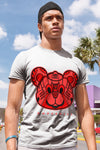 AJ 9 Chile Red DopeSkill T-Shirt SNK Bear Graphic