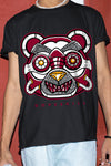 AJ 3 Cardinal Red DopeSkill T-Shirt Robo Bear Graphic