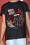 AJ 3 Cardinal Red DopeSkill T-Shirt Boss Lady Graphic