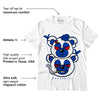 Question Mid Blue Toe DopeSkill T-Shirt New Double Bear Graphic