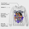 Dark Concord 5s Retro DopeSkill Sweatshirt Queen Of Hustle Graphic