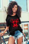 AJ 4 Red Thunder DopeSkill T-shirt SNK Bear Graphic