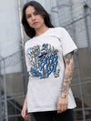 AJ 6 University Blue DopeSkill T-Shirt Boss Lady Graphic