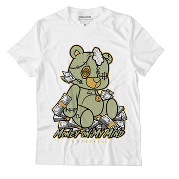 Jordan 5 Jade Horizon DopeSkill T-Shirt MOMM Bear Graphic - White 