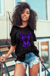 AJ 13 Court Purple DopeSkill T-Shirt SNK Bear Graphic