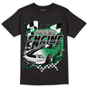 Jordan 2 Retro Lucky Green DopeSkill T-Shirt ENGINE Tshirt Graphic Streetwear  - Black 