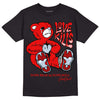 Cherry 11s DopeSkill T-Shirt Love Kills Graphic - Black
