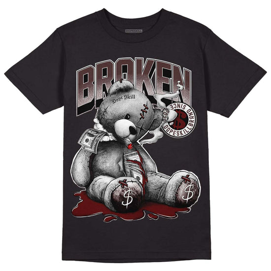 Jordan 12 x A Ma Maniére DopeSkill T-Shirt Sick Bear Graphic Streetwear - Black 