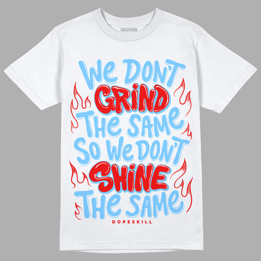 Travis Scott x Jordan 4 Retro 'Cactus Jack' DopeSkill T-Shirt Grind Shine Graphic Streetwear - White 