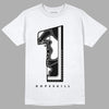 Jordan 1 High 85 Black White DopeSkill T-Shirt No.1 Graphic Streetwear  - White 