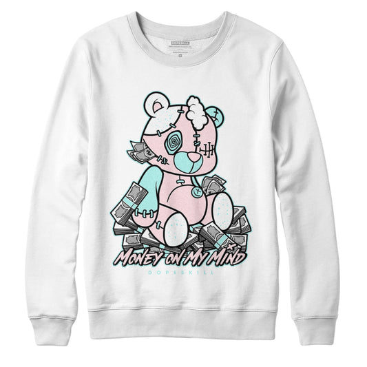 Jordan 5 Easter DopeSkill Sweatshirt MOMM Bear Graphic - White