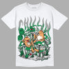 Nike SB x Jordan 4 “Pine Green” DopeSkill T-Shirt Chillin Graphic Streetwear - White