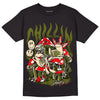 Travis Scott x Jordan 1 Low OG “Olive” DopeSkill T-Shirt Chillin Graphic Streetwear - Black